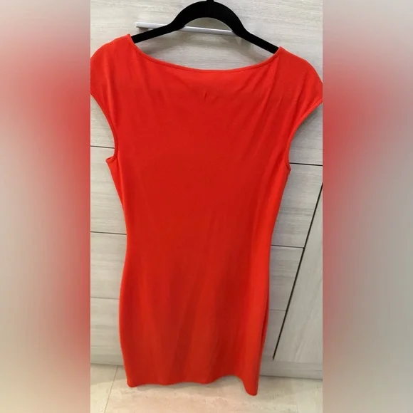 Banana Republic Orange Sleeveless Dress - Picture 3 of 4